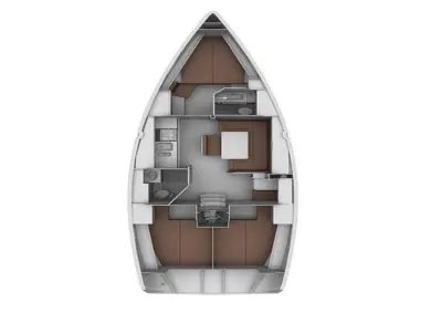 Verhuur Zeilboot in Fethiye - Bavaria Cruiser 40