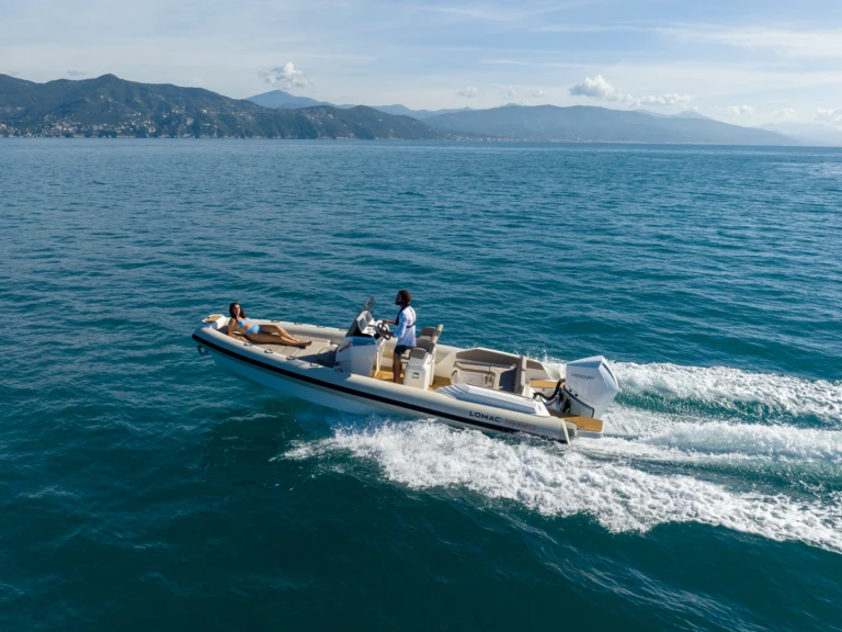 Verhuur RIB Lomac met vaarbewijs