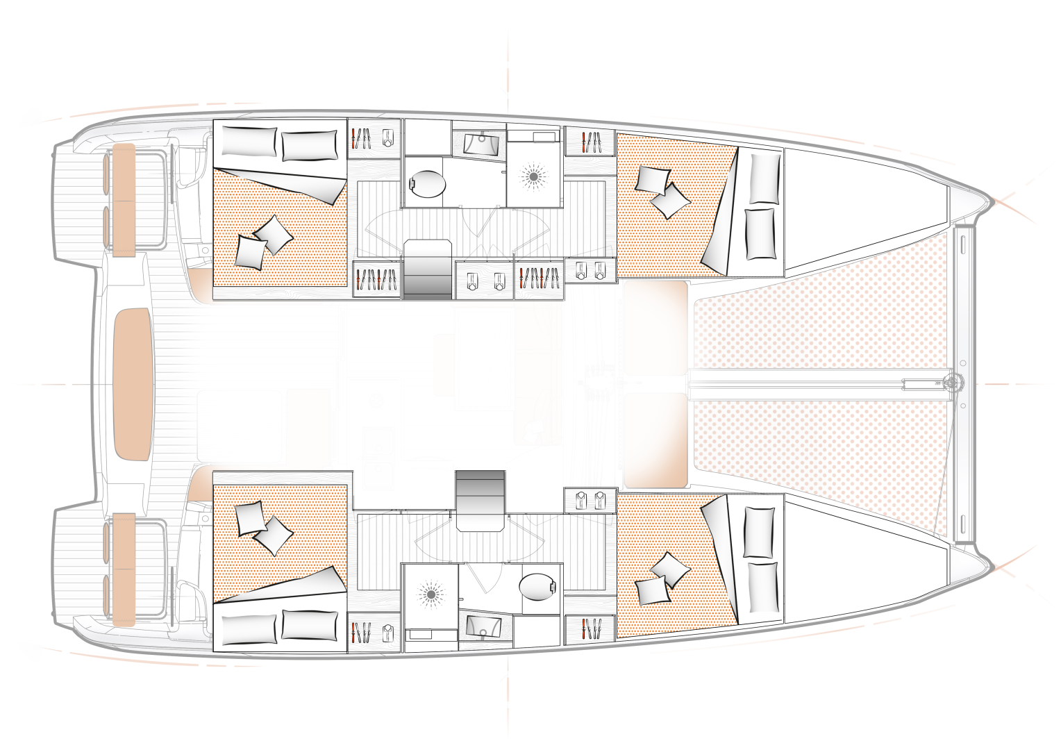 Verhuur Catamaran Bénéteau met vaarbewijs