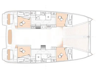 Verhuur Catamaran Bénéteau met vaarbewijs