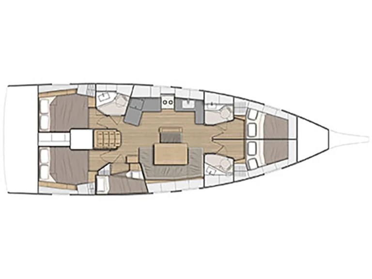 Bootverhuur Lefkáda goedkoop Oceanis 46.1