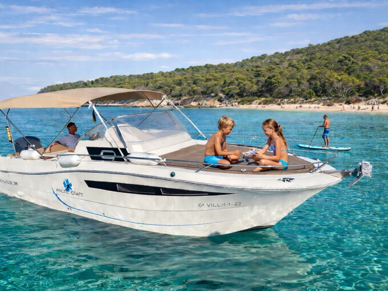 Bootverhuur Palma de Mallorca goedkoop Pacific Craft 750 SC