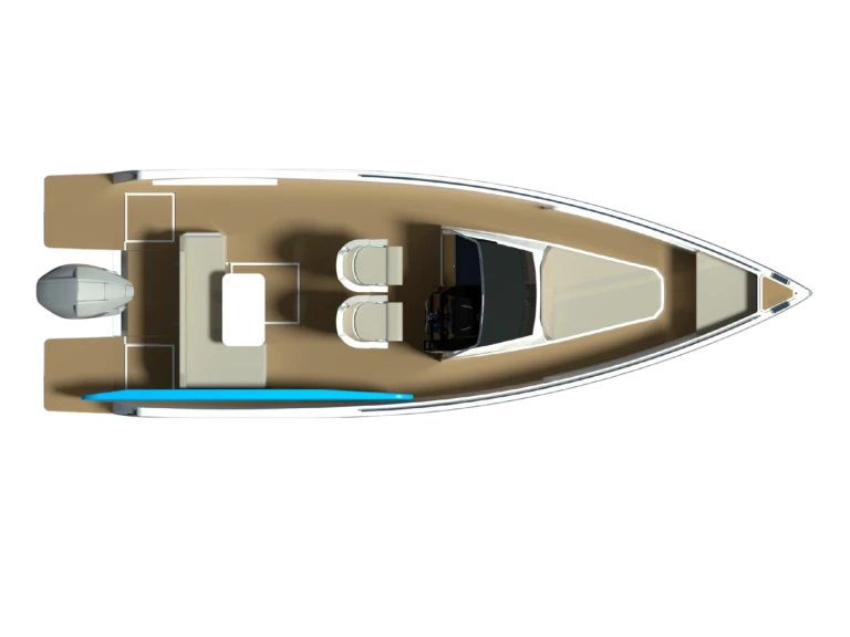 Verhuur Motorboot in Port de Sitges Aiguadolç - Nuva M8 OPEN