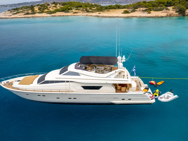 Verhuur Jacht in Marina Aliki - Ferretti Ferretti 80
