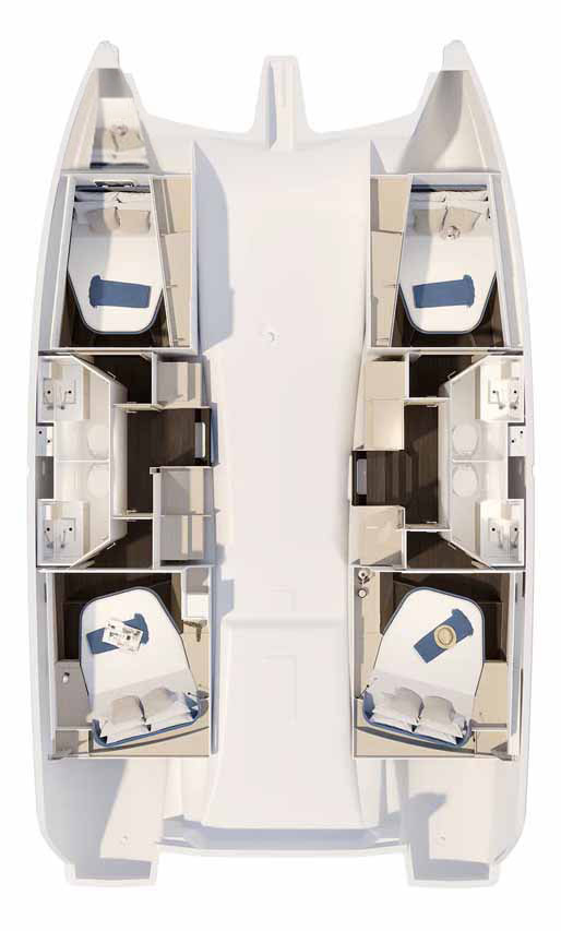 Jachthuur in Trogir - Fountaine Pajot Fountaine Pajot FP 41 Quatuor 4 via SamBoat