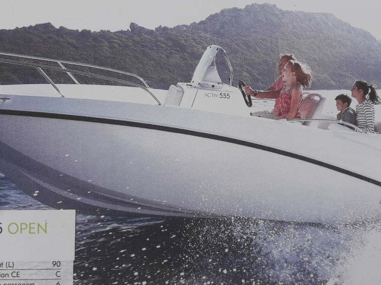 Bootverhuur Quicksilver Quicksilver 555 Activ Open in Six-Fours-les-Plages via SamBoat