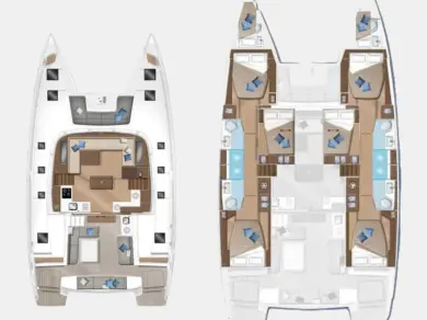 Verhuur Catamaran in Álimos - Lagoon Lagoon 50