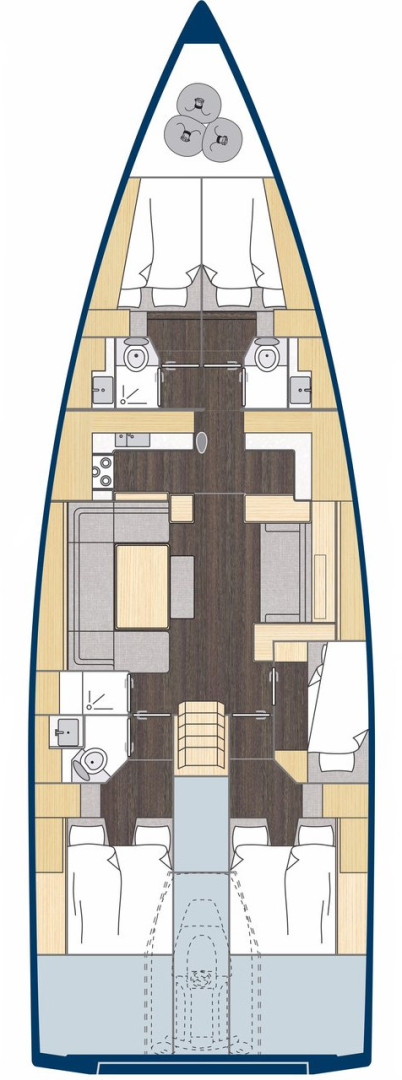 Bootverhuur Kaštela goedkoop Bavaria C57 Holiday