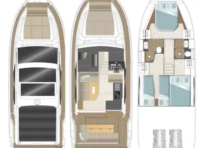Verhuur Jacht in Biograd na Moru - Sealine Sealine C390