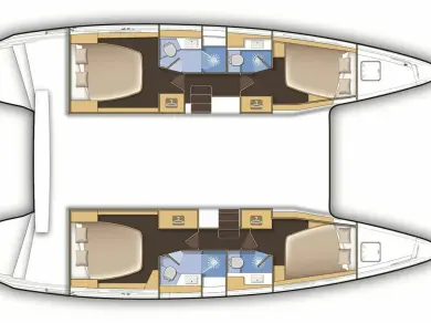 Verhuur Catamaran Lagoon met vaarbewijs