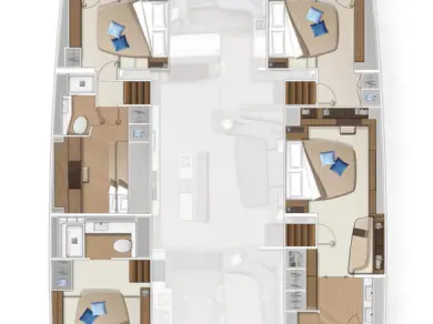 Verhuur Catamaran in Álimos - Lagoon Lagoon Sixty 5