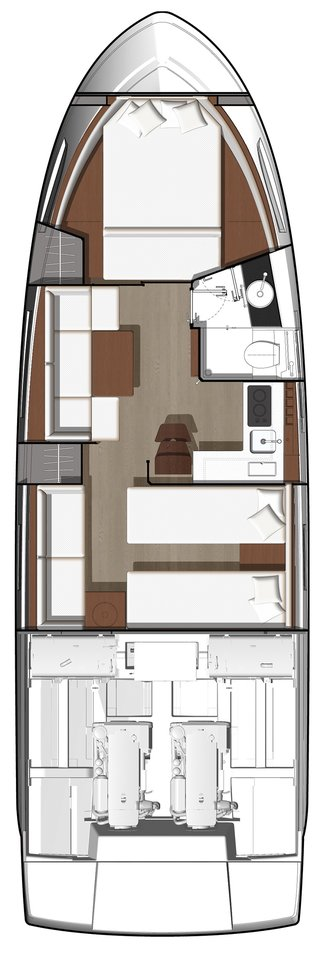 Verhuur Motorboot in Pula - Jeanneau Leader 40