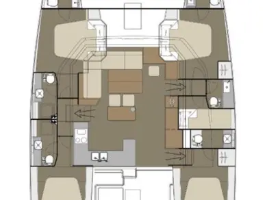 Bootverhuur Primošten goedkoop Dufour Catamarans 48 Sail