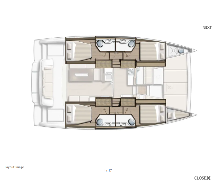 Verhuur Catamaran in Nikiána - Bali Bali 4.2