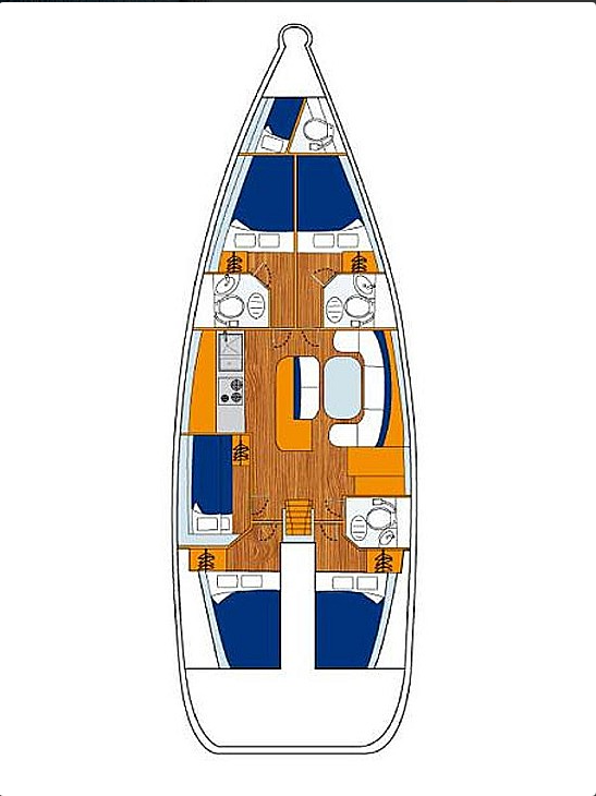 Verhuur Zeilboot Bénéteau met vaarbewijs