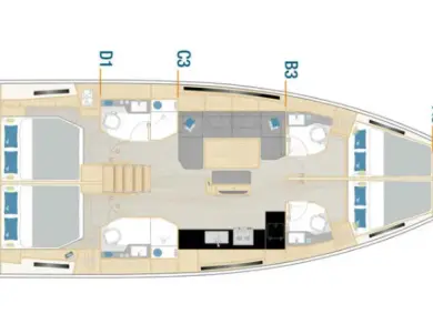 Verhuur Zeilboot Hanse met vaarbewijs