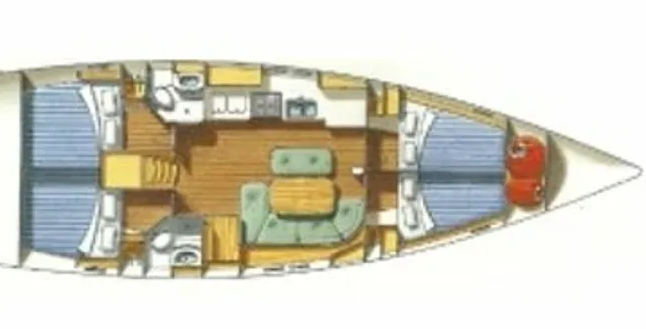 Verhuur Zeilboot in Nikiána - Bénéteau Oceanis 473 Clipper