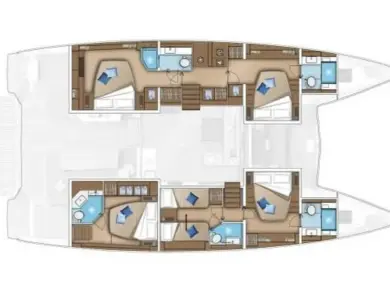 Bootverhuur Seget Donji goedkoop Lagoon 55 - 4 + 2 cab.