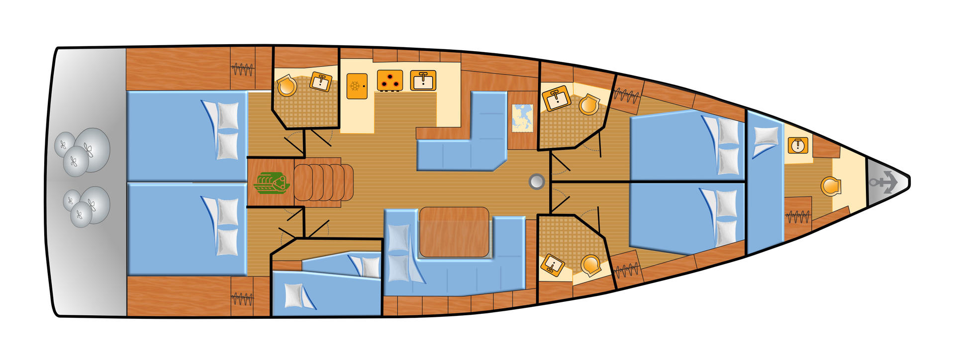 Bootverhuur Palma de Mallorca goedkoop Oceanis 51.1