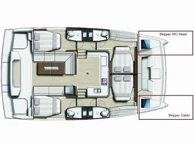 Verhuur Catamaran in Lefkáda - Bali Bali Catspace Voile