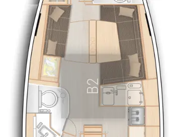 Huur een Hanse Hanse 388 in Seget Donji