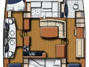 Leopard Catamarans / Robertson & Caine Leopard 45 - 3 + 1 cab. te huur van particulier of professional in Seget Donji