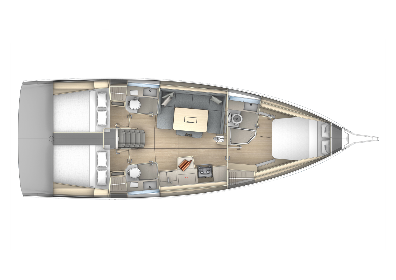 Bootverhuur Göcek goedkoop Dufour 41