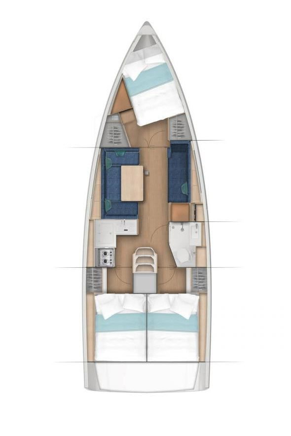 Bootverhuur Pirovac goedkoop Sun Odyssey 380