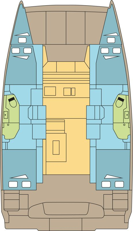 Huur Catamaran met of zonder schipper Bali in Pozzuoli