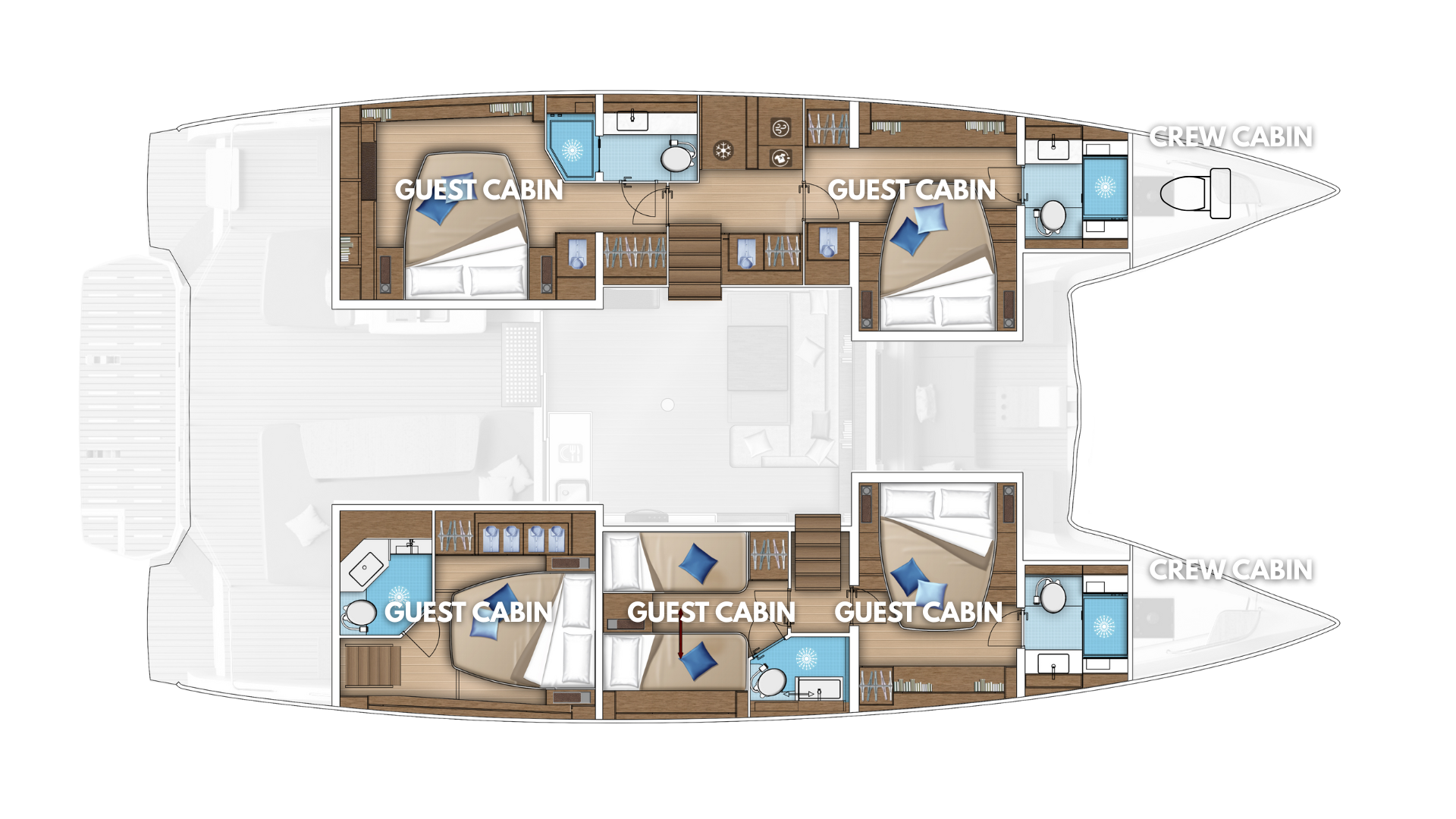 Lagoon Lagoon 55 te huur van particulier of professional in Kaštela