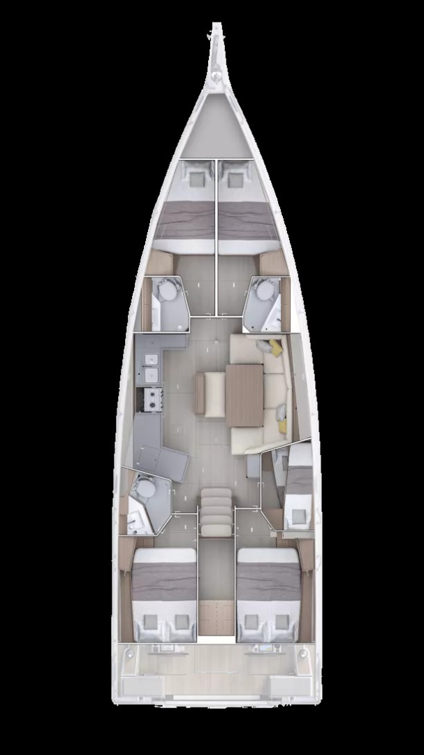 Verhuur Zeilboot in Álimos - Bénéteau Oceanis 47 - 4 cab.