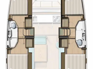 Huur Catamaran met of zonder schipper Bali in Nydri