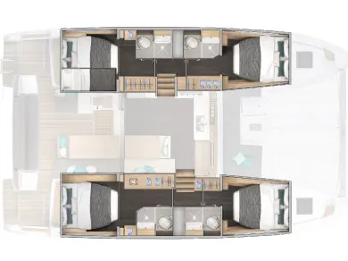 Verhuur Catamaran Lagoon met vaarbewijs