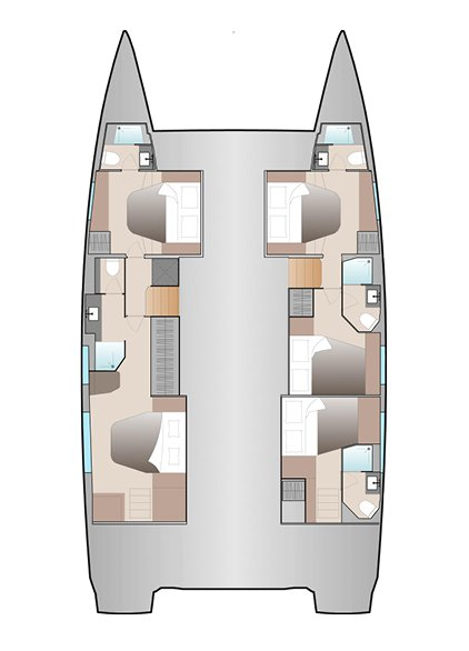 Huur Catamaran met of zonder schipper Fountaine Pajot in Road Town