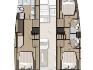 Huur een Bali Bali 4.4 in Harbor Island