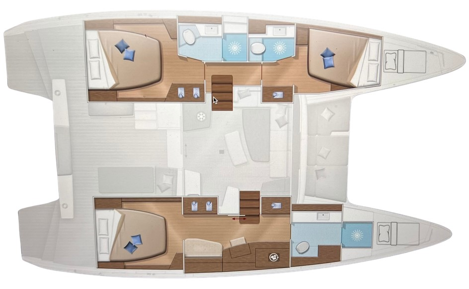 Verhuur Catamaran in Rogoznica - Lagoon Lagoon 42 Millenium