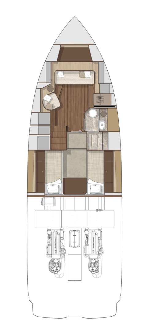 Jachthuur in Portisco - Cranchi Cranchi A46 via SamBoat