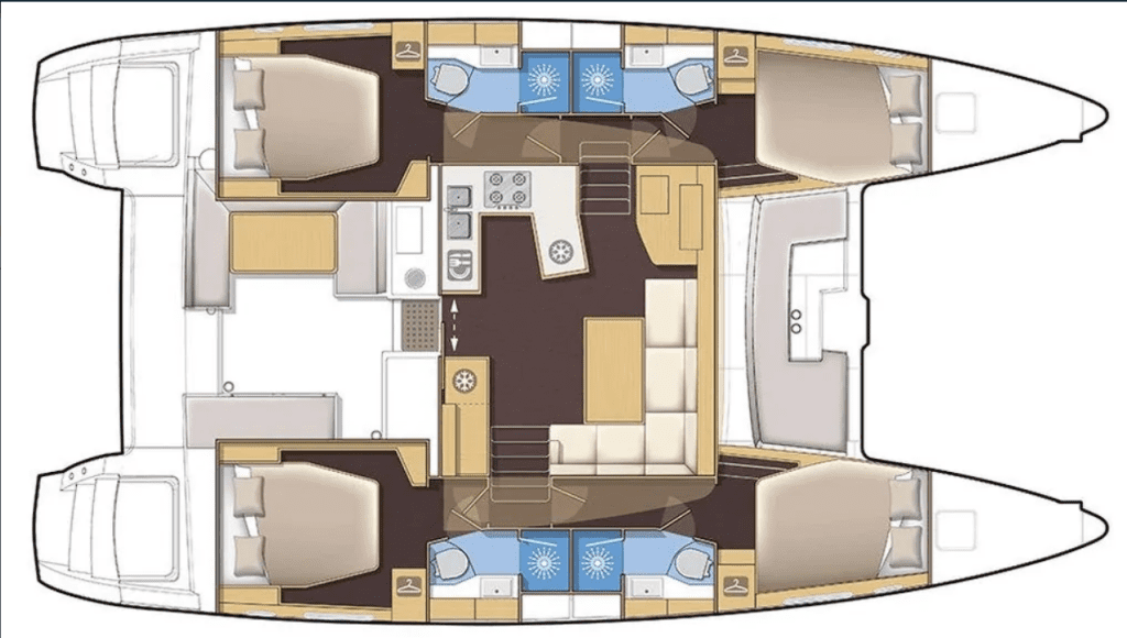 Lagoon Lagoon 450 te huur van particulier of professional in Parish of Saint George