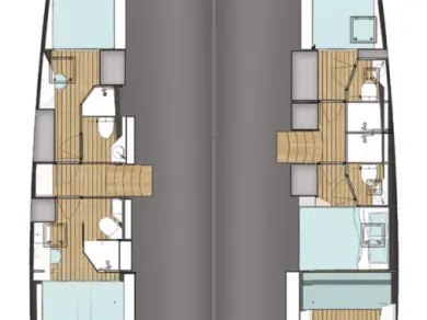 Bootverhuur Wave Catamarans Wave 50 - 5 cab. in Olbia via SamBoat