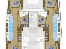 Verhuur Catamaran Lagoon met vaarbewijs