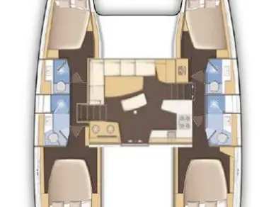 Verhuur Catamaran Lagoon met vaarbewijs