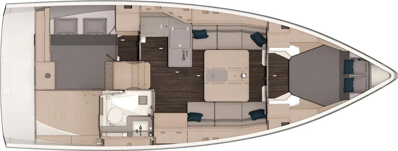 Verhuur Zeilboot Dufour met vaarbewijs