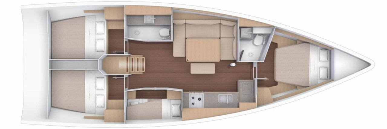 Huur Zeilboot met of zonder schipper Dufour in Palermo