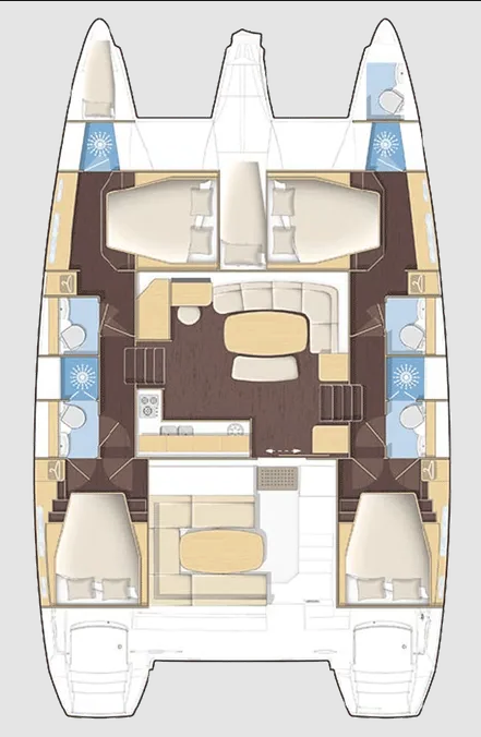 Lagoon Lagoon 420 te huur van particulier of professional in Deme of Volos