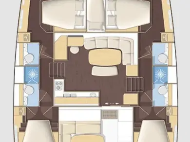 Lagoon Lagoon 420 te huur van particulier of professional in Deme of Volos