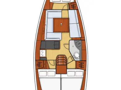 Verhuur Zeilboot Bénéteau met vaarbewijs