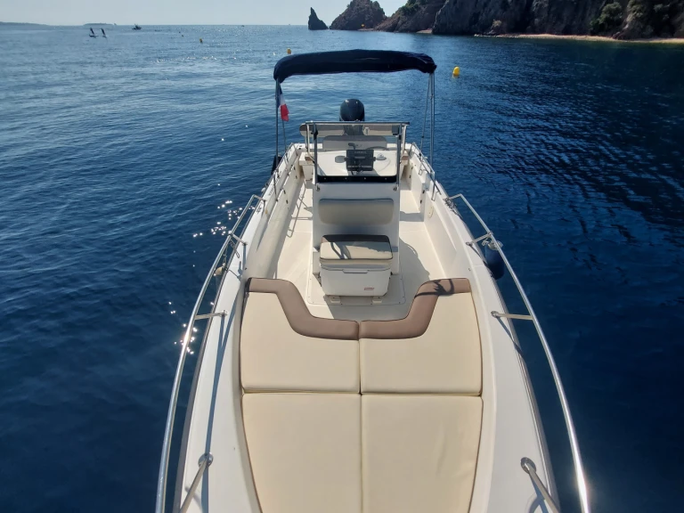 Verhuur Motorboot in Port de la Rague - Boston Whaler Boston Whaler 220 Dauntless