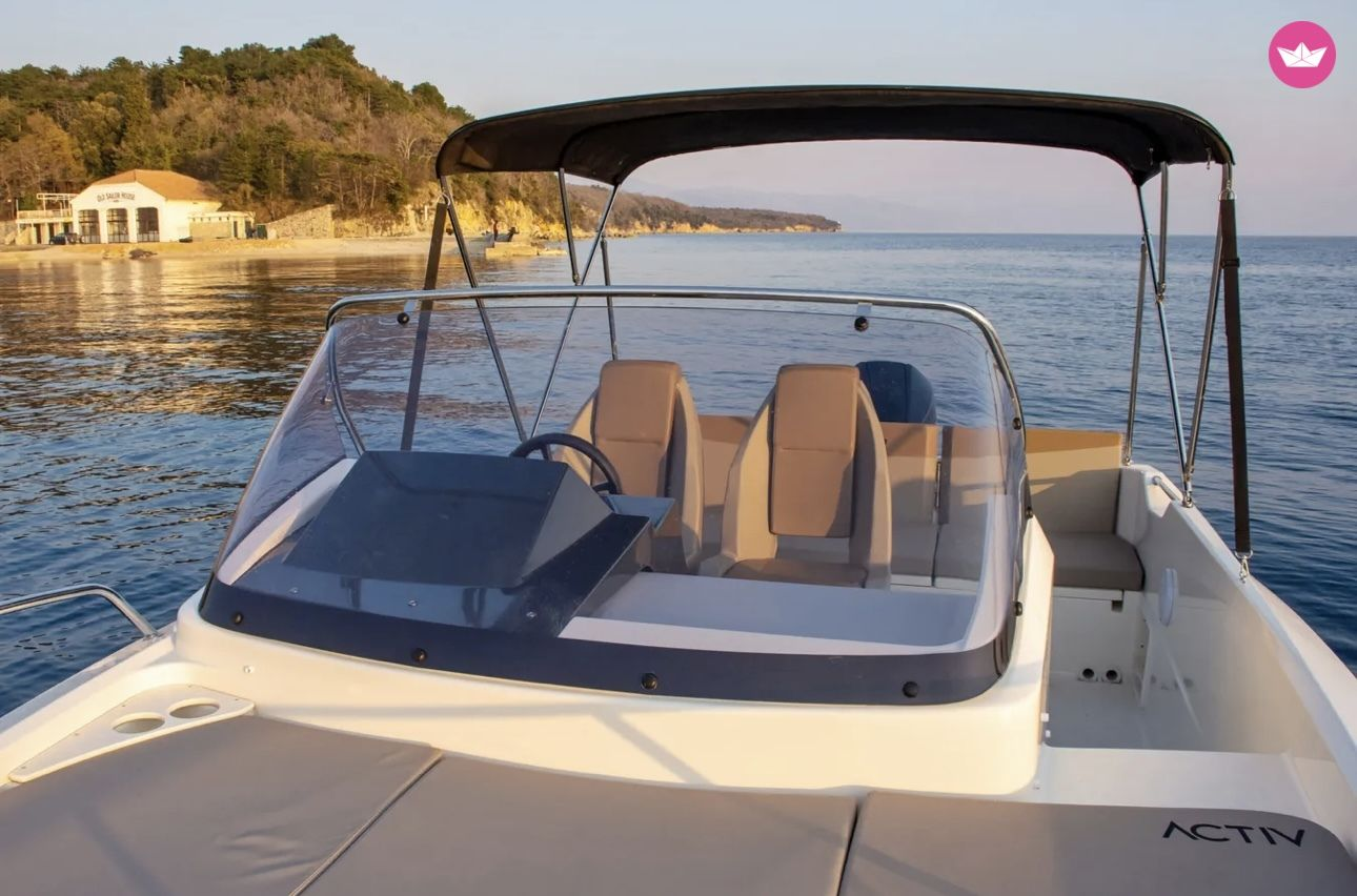 Jachthuur in Kolýmpia - Quicksilver Activ 675 Sundeck via SamBoat