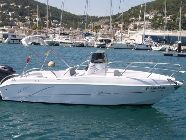 Huur een Bluline Bluline 21 Ft Open in Port de Estartit