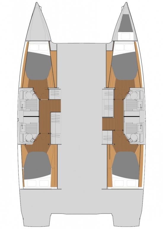 Verhuur Catamaran in Trogir - Fountaine Pajot Astrea 42